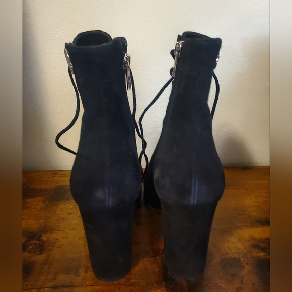 Ivanka Trump Black Heeled Over the Ankle Boot US 8.5 Women's - Picture 3 of 6